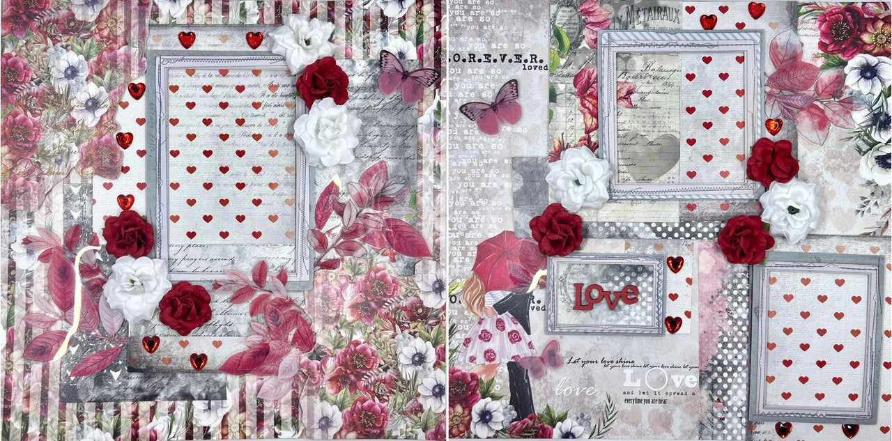 Forever Loved lay-out van 2 pagina's (virtuele klasse 67)